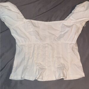 Elegant White Women's Top
